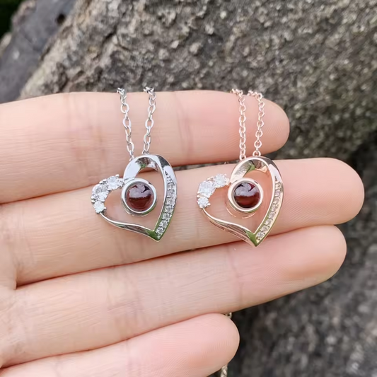 Custom Photo Projection Necklace