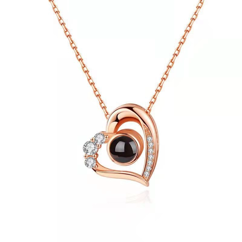 Custom Photo Projection Necklace