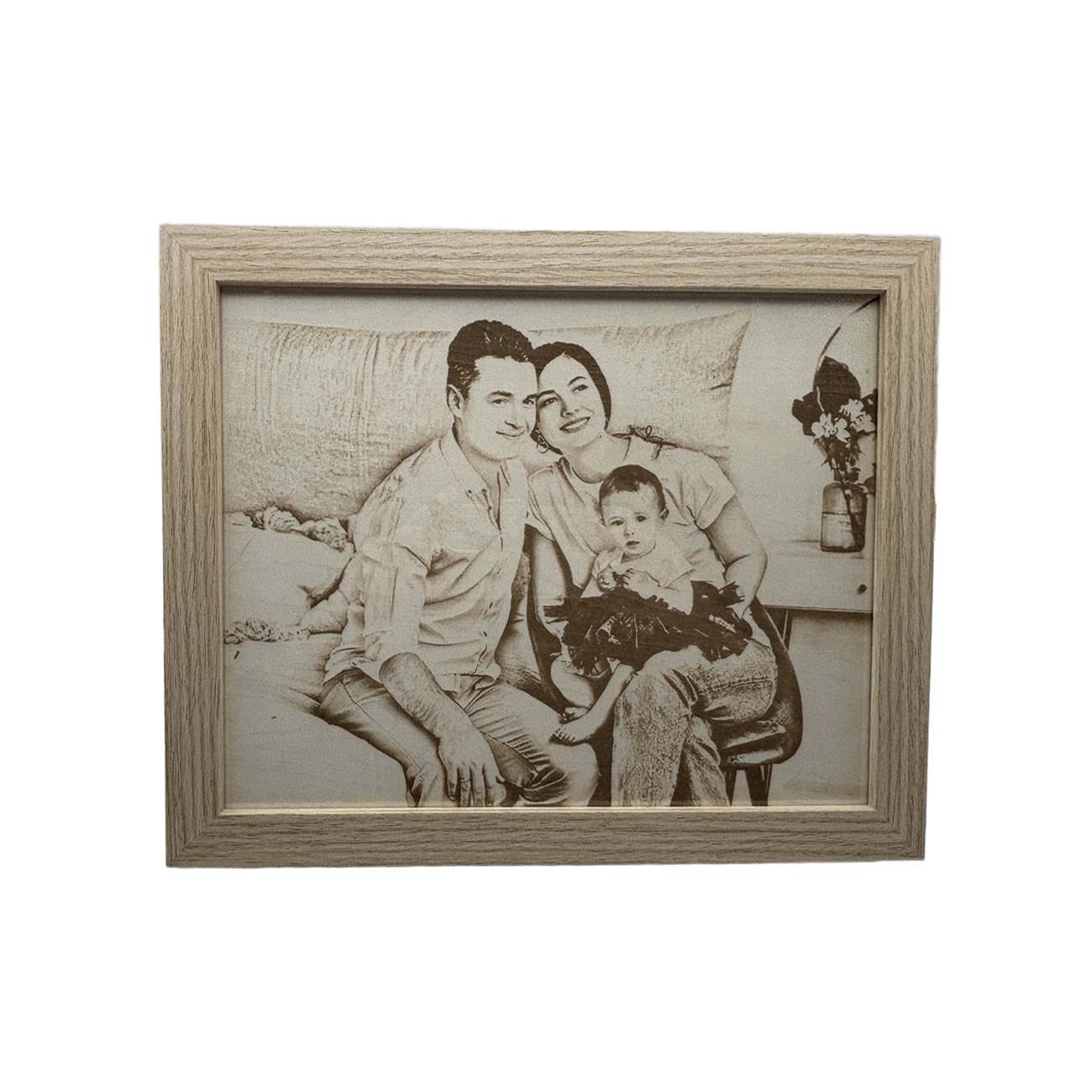 Custom Photo Woodcut Painting