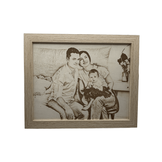 Custom Photo Woodcut Painting