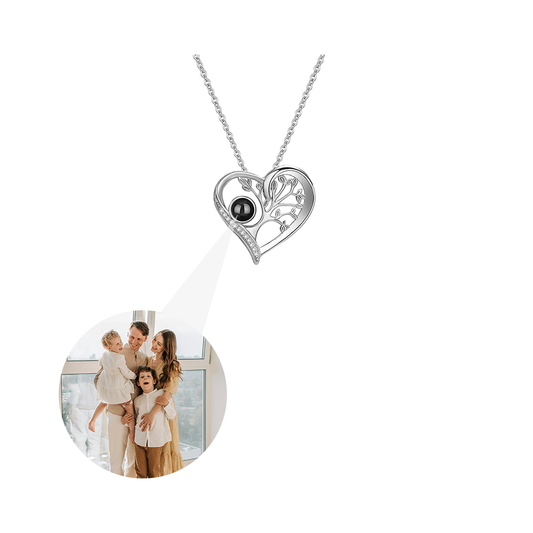 Family Tree Projection Necklace
