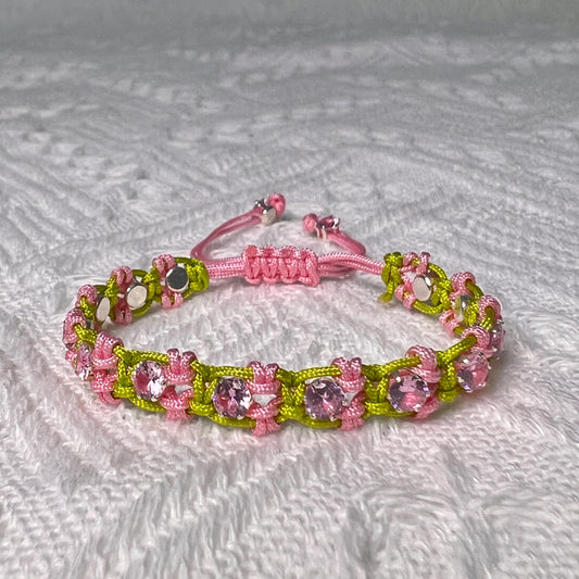 Handmade Gemstone Floral Bracelet Elegant Colorful Unique Jewelry Gift