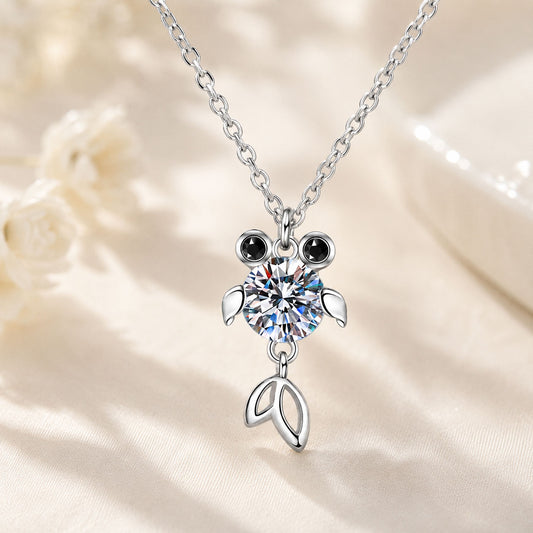 Lab-Grown Diamond Fish Necklace
